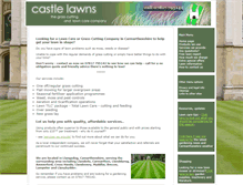 Tablet Screenshot of castlelawns.co.uk